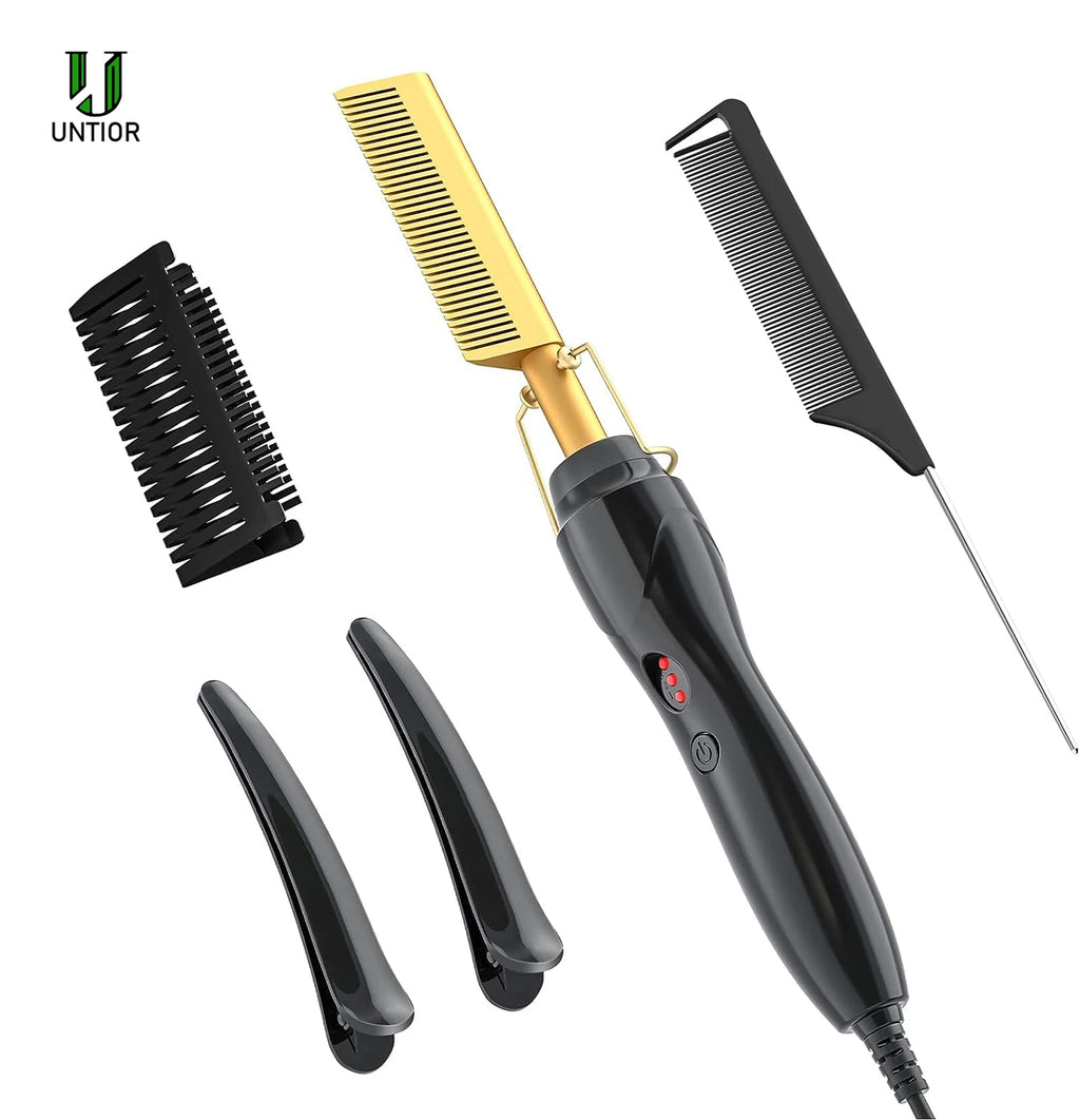 Peigne chauffants et ses accessoires